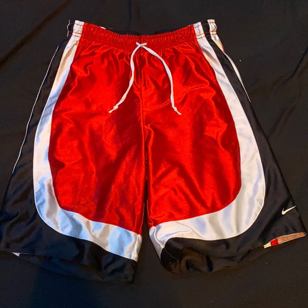 vintage reversible nike basketball shorts